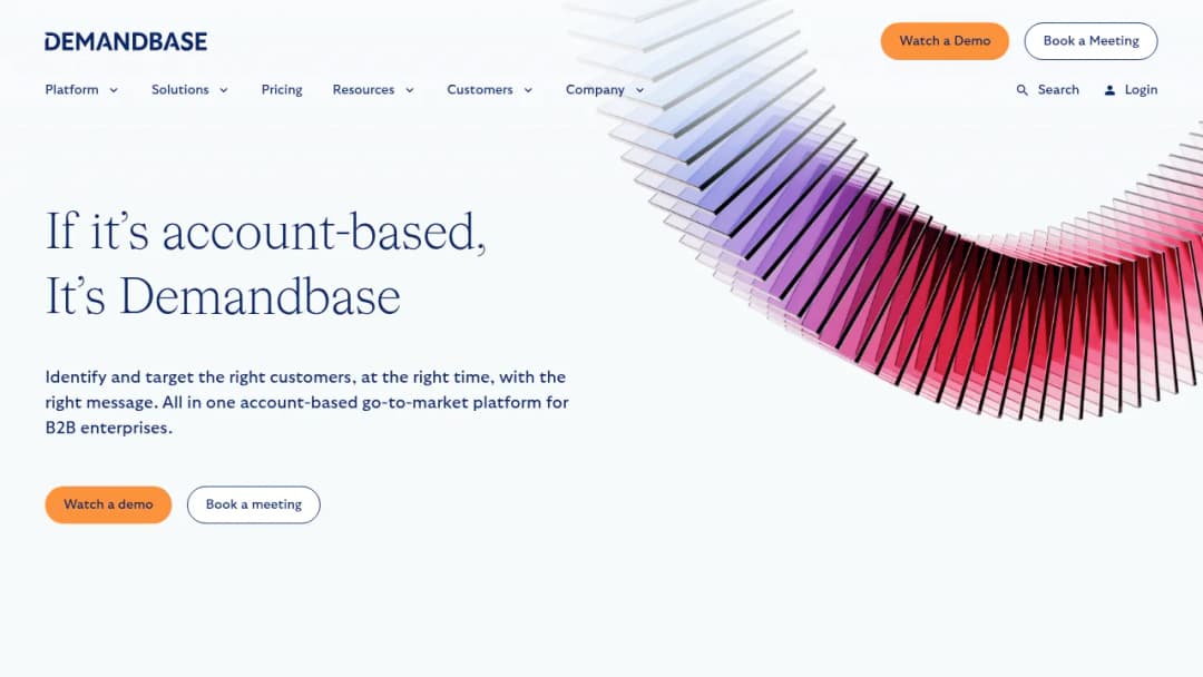 DemandBase screenshot