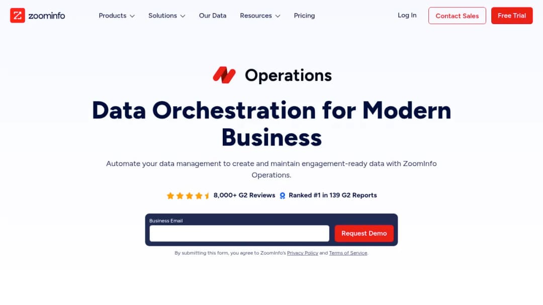 ZoomInfo Operations screenshot